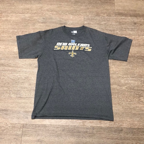 ⬇️⭐️ NFL Team Apparel New Orleans Saints Tee Shirt - UNISEX - Picture 1 of 6